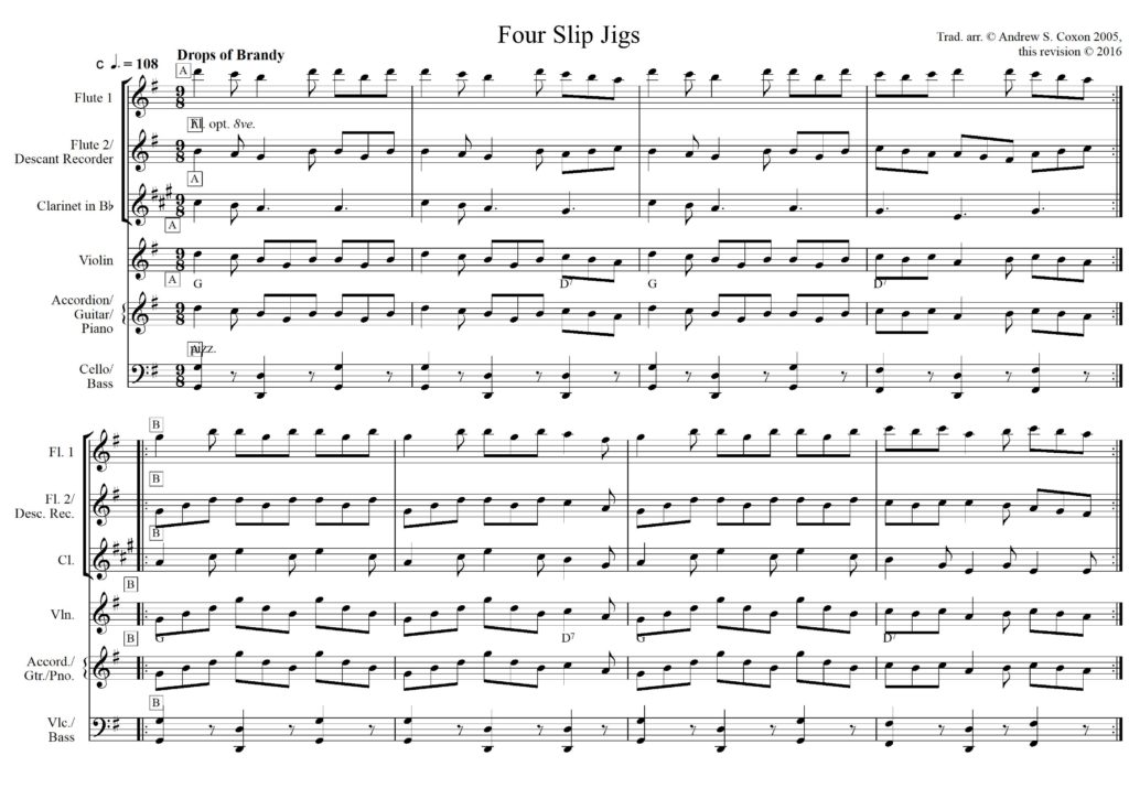 Four Slip Jigs asc4music