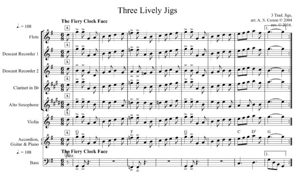 Three Lively Jigs