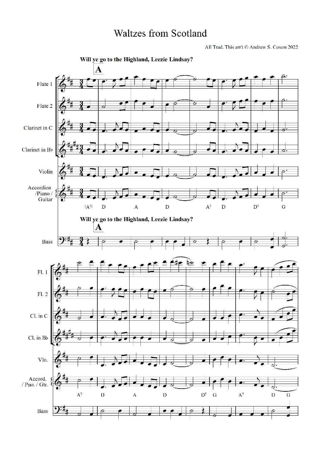 Waltzes from Scotland